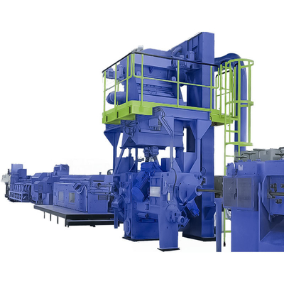 Η σειρά PMW-DX Custom Inline Continuous Wire Rod Shot Blasting Machine με 160 M/Min