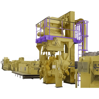 Η σειρά PMW-DX Custom Inline Continuous Wire Rod Shot Blasting Machine με 160 M/Min