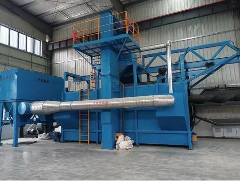 Ένα έτος μετά την πώληση Υπηρεσία Wire Rod Coil Shot Blasting Machine με περιστροφικό εκρηκτικό