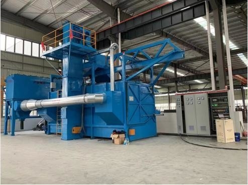 Ένα έτος μετά την πώληση Υπηρεσία Wire Rod Coil Shot Blasting Machine με περιστροφικό εκρηκτικό