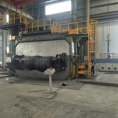 Pmw 3850 Wire Rod Coil Shot Blasting Machine με και απομάκρυνση σκουριάς Κόστος 40-20RMB