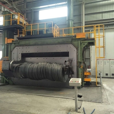 Pmw 3850 Wire Rod Coil Shot Blasting Machine με και απομάκρυνση σκουριάς Κόστος 40-20RMB