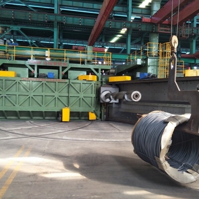 16.8 * 12.4 * 5.8meters Flat Door Disc Wire Blasting Machine Pmw5300 για προσαρμογή