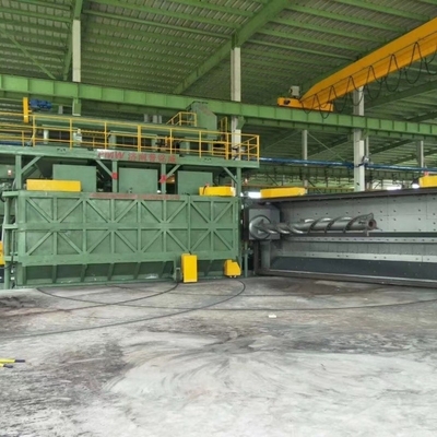 16.8 * 12.4 * 5.8meters Flat Door Disc Wire Blasting Machine Pmw5300 για προσαρμογή