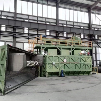 16.8 * 12.4 * 5.8meters Flat Door Disc Wire Blasting Machine Pmw5300 για προσαρμογή