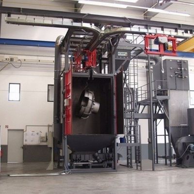 Προσαρμόσιμη κρεμαστή μηχανή εκτόξευσης για την απομάκρυνση της σκουριάς από χάλυβα 4.809*2.825*7.118