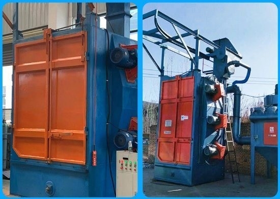 800*1100mm Προσαρμοσμένο Hook Shot Blasting Machine για προσαρμοσμένες λύσεις