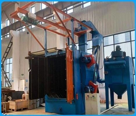 800*1100mm Προσαρμοσμένο Hook Shot Blasting Machine για προσαρμοσμένες λύσεις