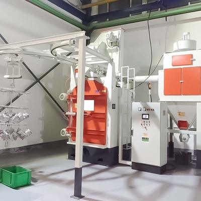 Υψηλής καθαρότητας Q37 Σειρά Χωρίς Pit Spinner Single Hanger καθαρισμού Shot εκρηκτική μηχανή