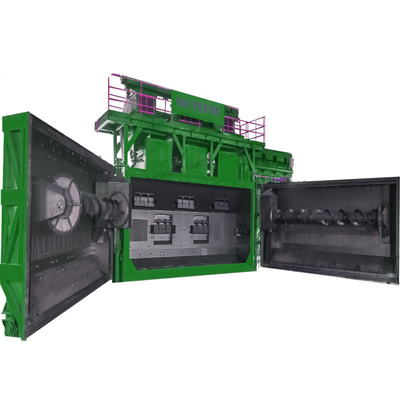 Δύο θέσεις κρεμασμένος τύπος κεντήρας Mandrels Wire Rod Coil Shot Blasting Machine
