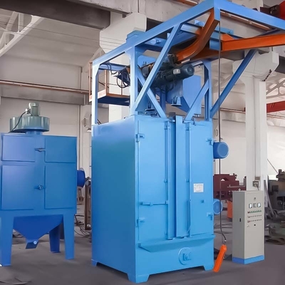Προσαρμογή Καθαρό σιδηρόδρομο τύπου Hook Hanger Shot Blasting Machine για 2500kg χωρητικότητα