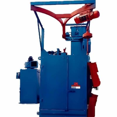 Ηλεκτρικό καύσιμο 2500kg Κίτρινο σπινίρ Χάνγκερ Κάνγκερ Τύπος Shot Blasting Machine με 1