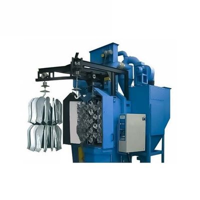 Ηλεκτρικό καύσιμο 2500kg Κίτρινο σπινίρ Χάνγκερ Κάνγκερ Τύπος Shot Blasting Machine με 1