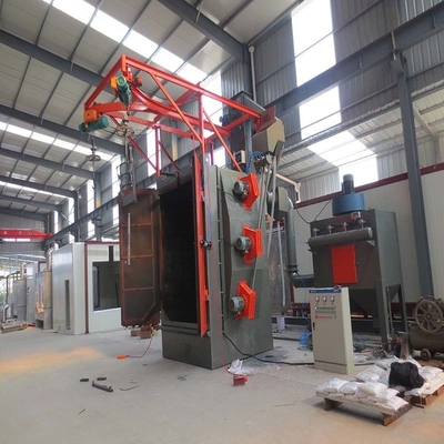Y Track Spinner Hanger Shot Blasting Machine για καθαρισμό υλικού Προσαρμοσμένες επιλογές