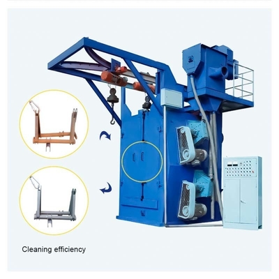 Y Track Spinner Hanger Shot Blasting Machine για καθαρισμό υλικού Προσαρμοσμένες επιλογές