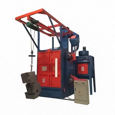 Προσαρμοσμένο Hook Rail Spinner Hanger Shot Blasting Machine με τεχνική υποστήριξη