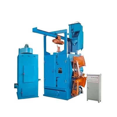 Υψηλής καθαρότητας Rfq Double Spinner Hanger Hook Type Shot Blasting Machine για αποτελέσματα