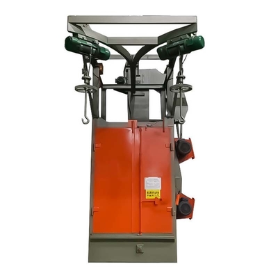 Υψηλής καθαρότητας Rfq Double Spinner Hanger Hook Type Shot Blasting Machine για αποτελέσματα