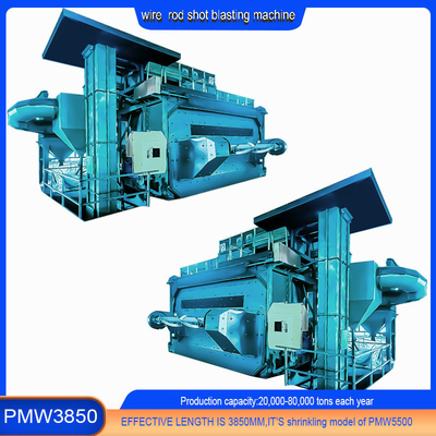 Τέλειο Blast Wheel Wire Rod Coil Shot Blasting Machine για και βελτιωμένη απόδοση