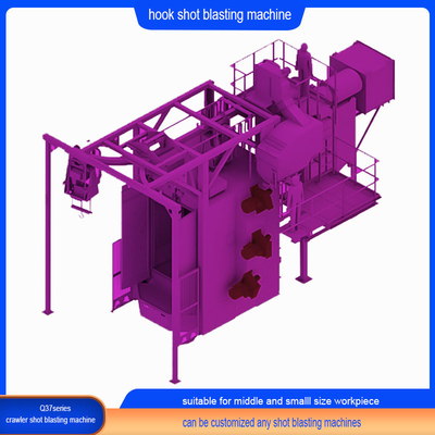 Περνάμε από το μονόραϊλ Hanger Shot Blasting Machine με Mumu Μετά την πώληση Υπηρεσία
