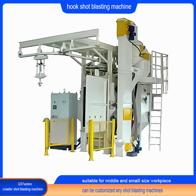 Περνάμε από το μονόραϊλ Hanger Shot Blasting Machine με Mumu Μετά την πώληση Υπηρεσία