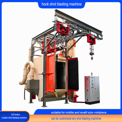 Περνάμε από το μονόραϊλ Hanger Shot Blasting Machine με Mumu Μετά την πώληση Υπηρεσία