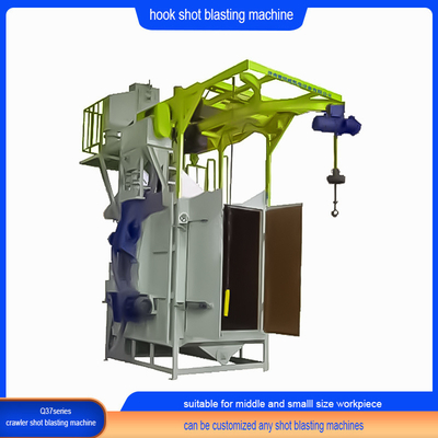 Προσαρμογή Hook Overhead Rail Type Shot Blasting Cleaning Machine για την απομάκρυνση της σκουριάς