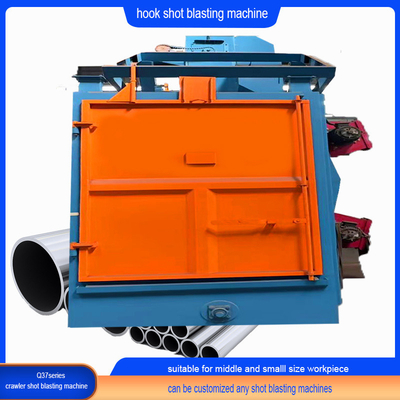 Προσαρμογή Hook Overhead Rail Type Shot Blasting Cleaning Machine για την απομάκρυνση της σκουριάς