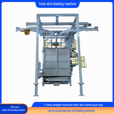 5000 kg Max Single Hanger Load Hook Type Shot Blasting Machine με μέγεθος 4470*3315*5365mm