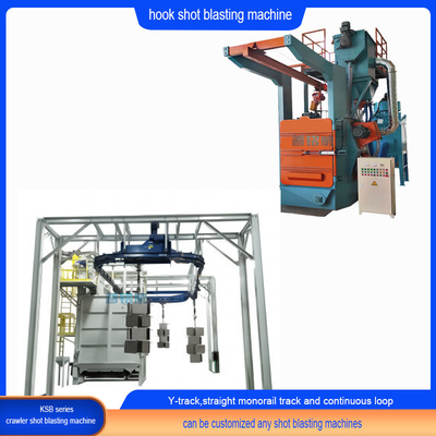 5000 kg Max Single Hanger Load Hook Type Shot Blasting Machine με μέγεθος 4470*3315*5365mm