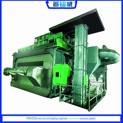 5.5 mm Thin Wire Rolls Wire Rod Coil Shot Blasting Machine με και υψηλή καθαρότητα