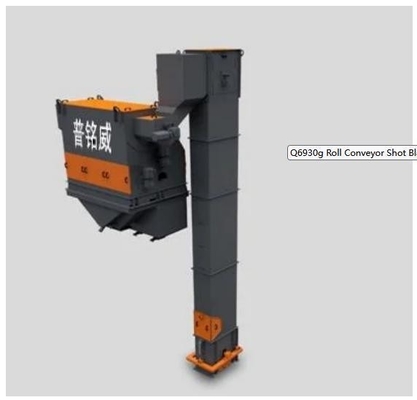 Ενα έτος μετά την πώληση 2024 Roll Conveyor Shot Blasting Machine για χάλυβα δομές