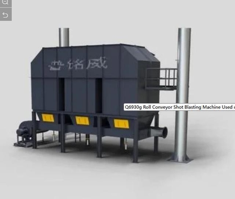 Ενα έτος μετά την πώληση 2024 Roll Conveyor Shot Blasting Machine για χάλυβα δομές