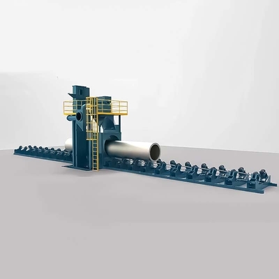 Προσαρμοσμένο Pass Through Conveyor Shot Blasting Machine με κυλίνδρους πλάτος 1500mm