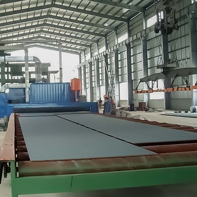 Προσαρμοσμένο Pass Through Conveyor Shot Blasting Machine με κυλίνδρους πλάτος 1500mm