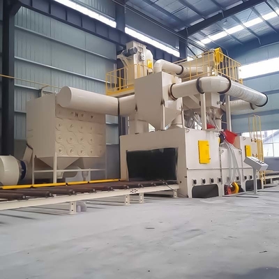 4*11kw Στροφοφόρος κεφαλής τροχοφόρος μεταφορέας τροχοφόρος μηχανή βολής για την αποκόλληση χαλύβδου