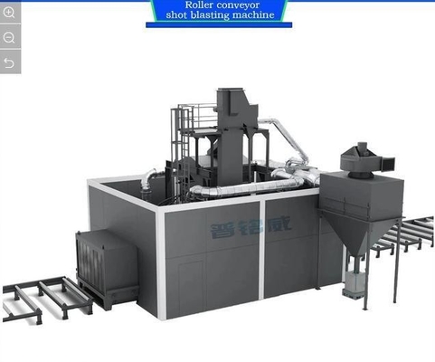 Προσαρμοσμένο 2024 Roller Conveyor Shot Blasting Machine για πλήρως απομονωμένη κατοικία