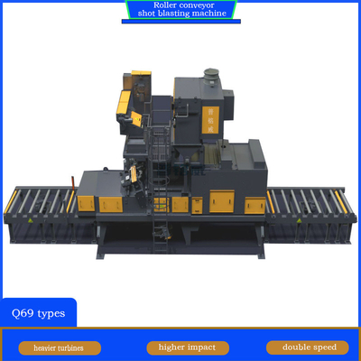 Προσαρμογή Roll Conveyor Shot Blasting Machine με συνεχή διαδικασία εκτόξευσης