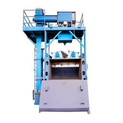 Προσαρμοσμένο Q326 ελαστικό Crawler Tumble Belt Shot Blasting Machine με ρυθμό παραγωγής
