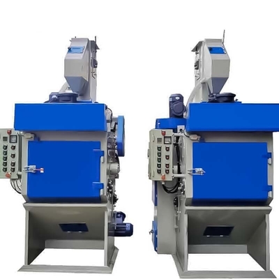 Προσαρμοσμένο Q326 ελαστικό Crawler Tumble Belt Shot Blasting Machine με ρυθμό παραγωγής