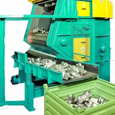 Προσαρμοσμένο Q326 ελαστικό Crawler Tumble Belt Shot Blasting Machine με ρυθμό παραγωγής