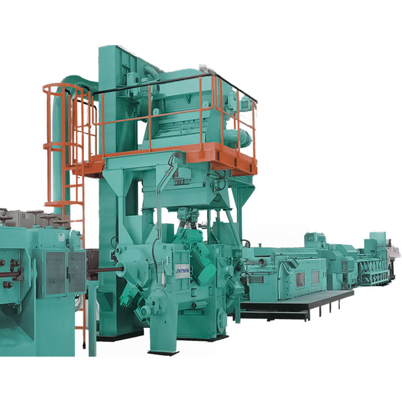 Η σειρά PMW-DX Custom Inline Continuous Wire Rod Shot Blasting Machine με 160 M/Min