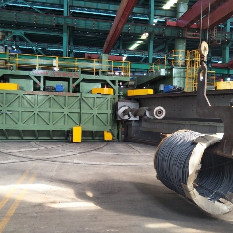 16.8 * 12.4 * 5.8meters Flat Door Disc Wire Blasting Machine Pmw5300 για προσαρμογή