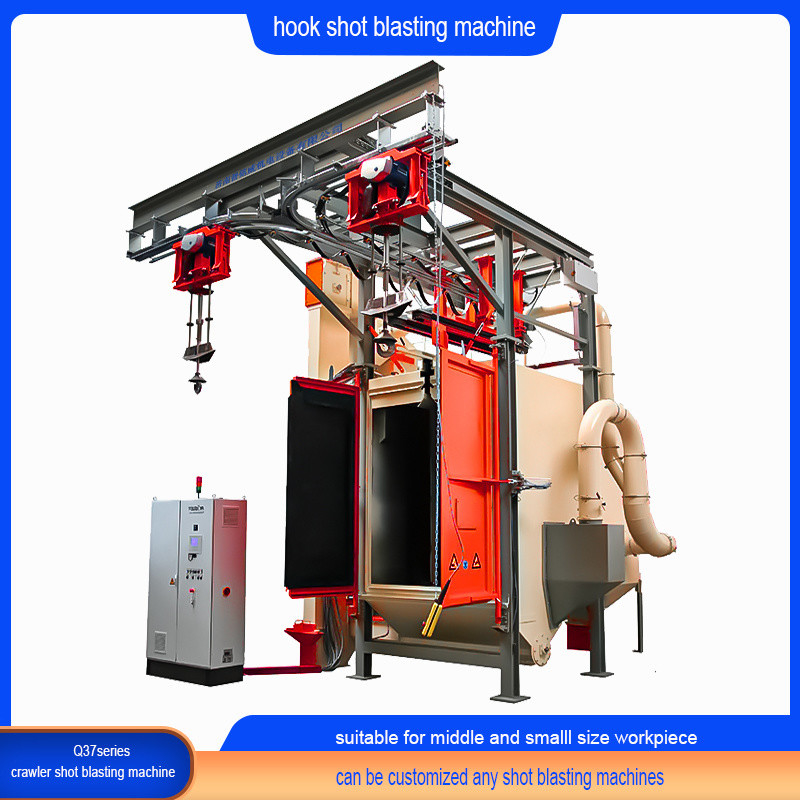 5000 kg Max Single Hanger Load Hook Type Shot Blasting Machine με μέγεθος 4470*3315*5365mm